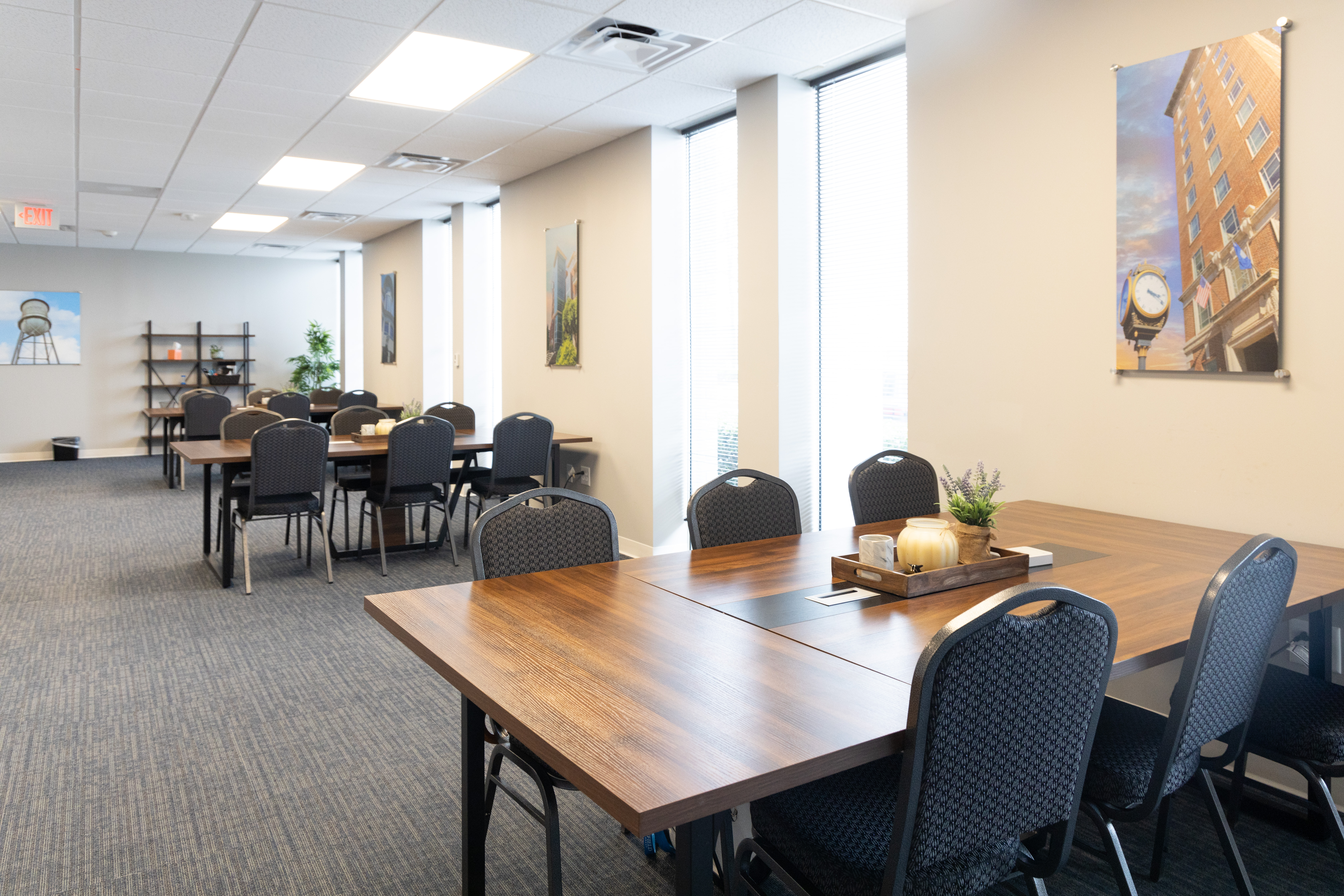 The common area of Bluefield's Greenville, SC office